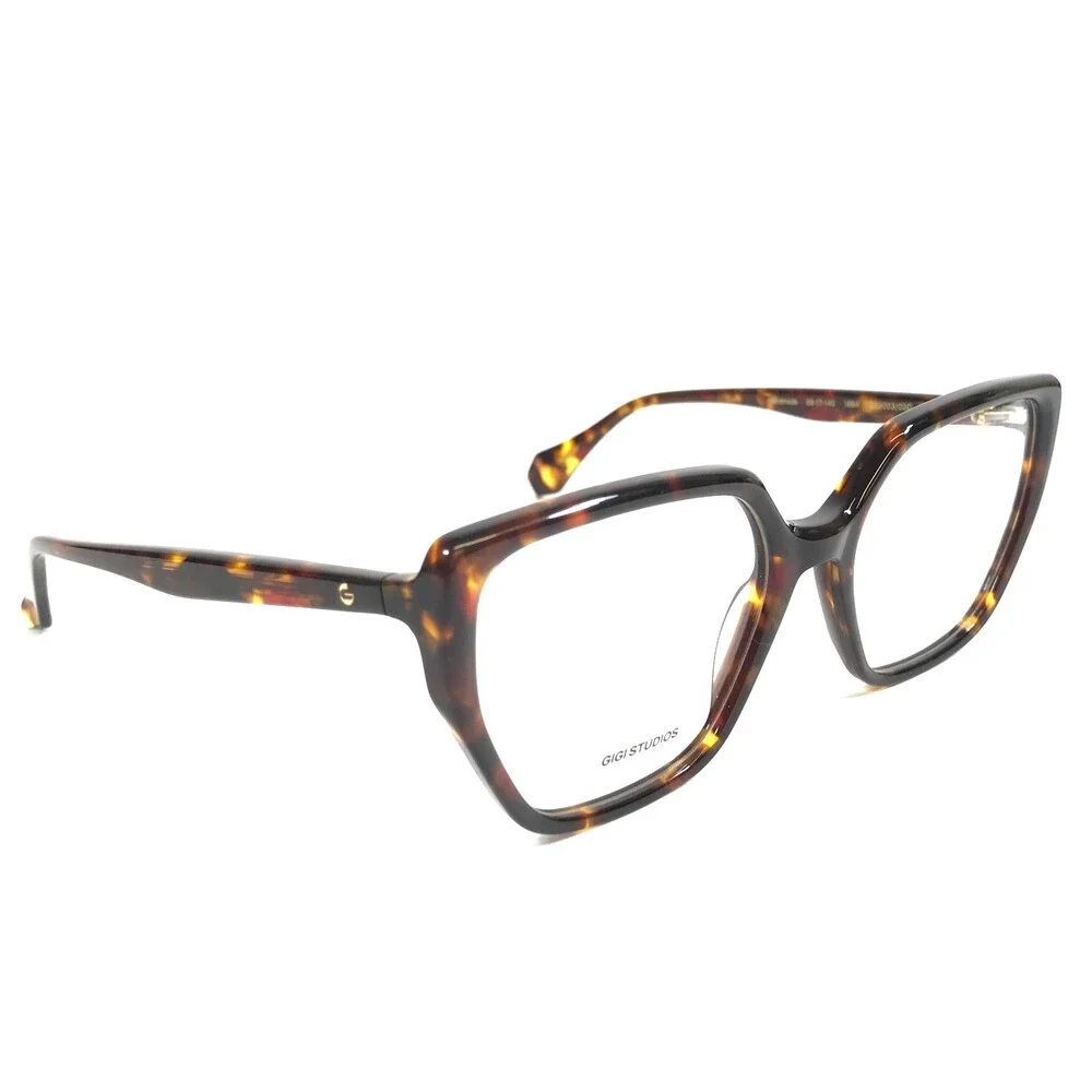 Gigi Studios Eyeglasses Frames ALARIC GS90003/020 Tortoise Cat Eye 55-17-140